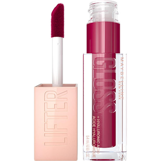 Maybelline New York Lifter Gloss, Hydrating Lip Gloss, High Shine for Fuller Looking Lips, Taffy, Sheer Berry, 5.4 ml