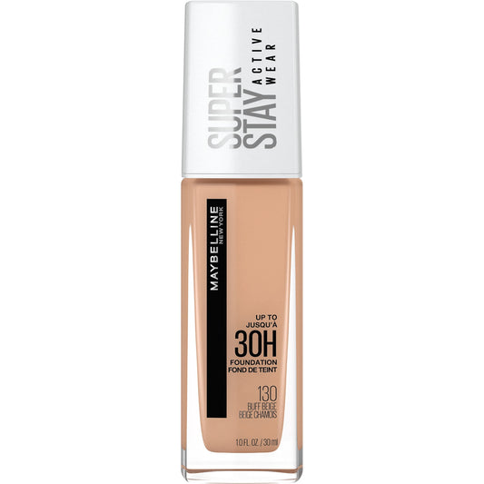 Maybelline New York Maybelline Super Stay Full coverage liquid Foundation Makeup, 130 Buff Beige, 30 Milliliters (Packaging may vary)