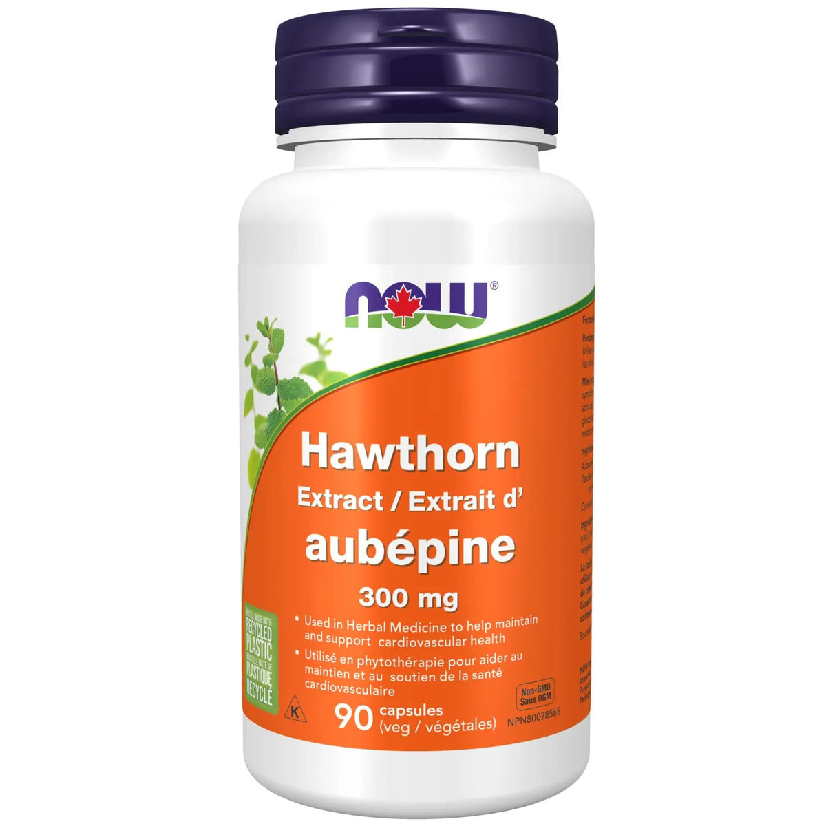 NOW Supplements, Hawthorn Extract 300 mg, Cardiovascular Support*, 90 Veg Capsules