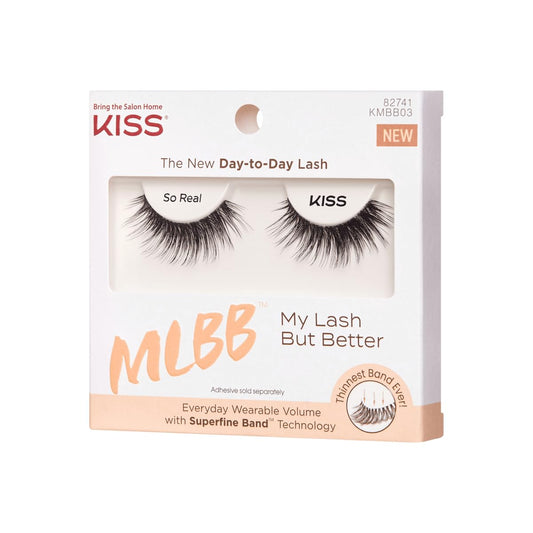 Kiss Lashes My Lash But Better - So Real Black 1 Pair (Pack of 1)