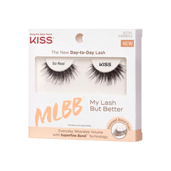 Kiss Lashes My Lash But Better - So Real Black 1 Pair (Pack of 1)