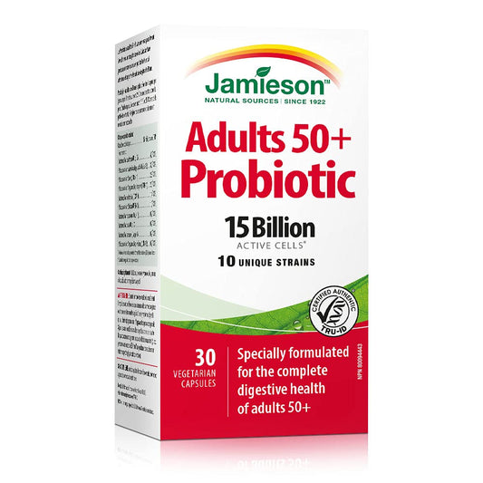 Jamieson Adult 50+ Probiotic Complex, 30 Count