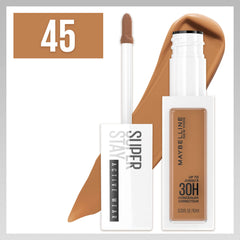 Maybelline New York Longwear Liquid Concealer, Up to 30HR Wear, Shade 45, 10 ml