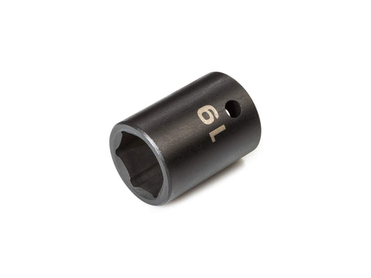 TEKTON 1/2 Inch Drive x 19 mm 6-Point Impact Socket | SID22119