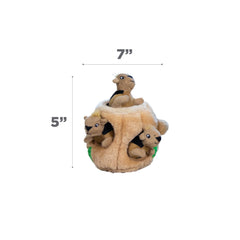 Outward Hound Hide A Squirrel Plush Dog Toy Puzzle, Small