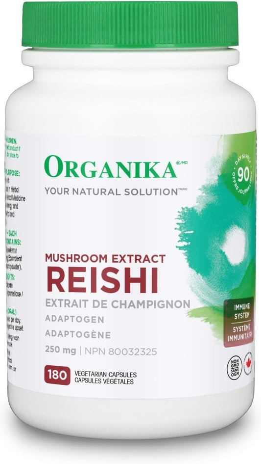 Organika Mushroom Extract - Reishi 180 Vcaps