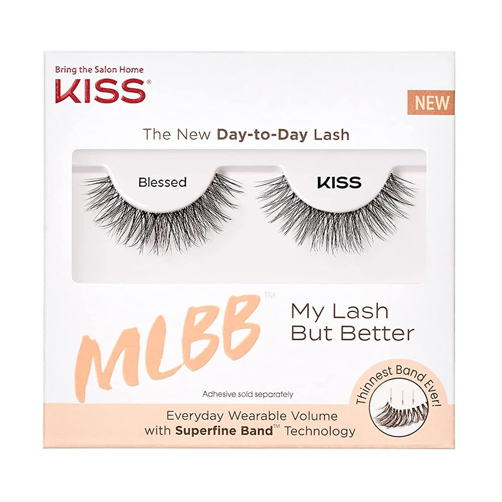 Kiss Lashes My Lash But Better - Blessed Black (1 Pack)