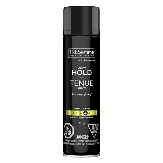 TRESemmé Extra Hold Hairspray with Pro Lock Tech™ for 24-hour frizz control hair styling 311 g, Black