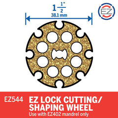 Dremel EZ544 1-1/2-Inch EZ Lock Wood Cutting Wheel