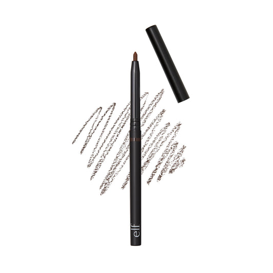 e.l.f. No Budge Retractable Eyeliner, Creamy & Ultra-Pigmented, Waterproof, Creates Bold & Defined Lines, Coffee/Cafe, 0.008 Oz (0.23g)