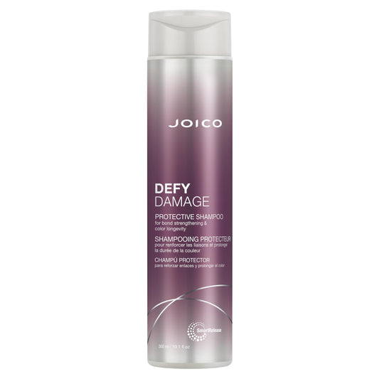 Joico Defy Damage Protective Shampoo or Conditioner, for Dry Damaged Hair, Cleanses Curly, Colored, or Frizzy Hair, with Moringa Seed Oil, Sulfate Free, Heat Protectent