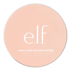 e.l.f. Halo Glow Setting Powder, Silky Setting Powder For Soft Glow Without Shine, Smooths Pores & Fine Lines, Vegan & Cruelty-Free, Light Pink