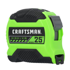 CRAFTSMAN Measuring Tape High Visibility 25 Ft Black and Green (CMHT38225LW)