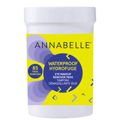 Annabelle Long-Wear & Waterproof Eye Makeup Remover Pads, Makeup Removal, Suitable For Sensitive Eyes, Paraben-Free, Fragrance-Free, Alcohol-Free, Soap-Free, Hypoallergenic, Vegan, Cruelty-Free, 85 Pads