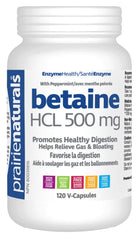 Prairie Naturals Betaine HCL 500mg VCaps - 120 Count