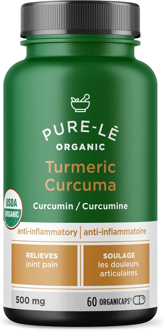 Pure-le Organic Turmeric Organicaps 60ct