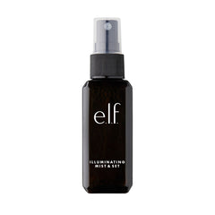 e.l.f. Illuminating Mist & Set, Setting Spray To Give Makeup A Lasting, Radiant Finish, Infused With Vitamins A, C & E, Small, 2.02 Fl Oz