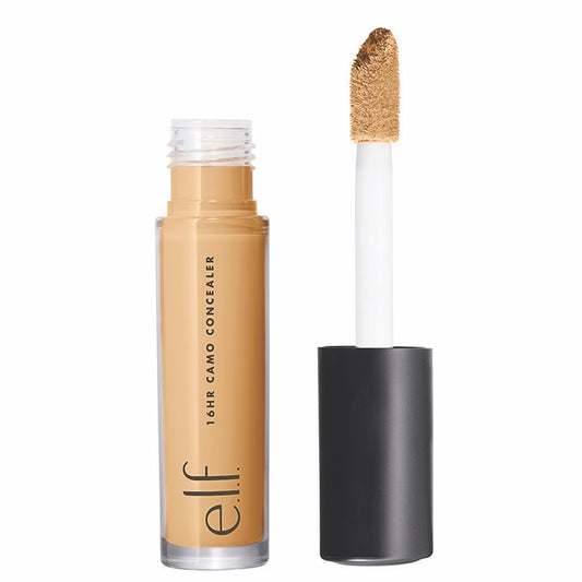 e.l.f. 16HR Camo Concealer, Full Coverage & Highly Pigmented, Matte Finish, Medium Peach, 0.203 Fl Oz (6mL)