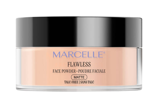 Marcelle Flawless Loose Face Powder, Translucent, Talc-Free, Ultra-Light, Mattifying, Natural & Smooth Finish, Flawless Complexion, Long-Lasting, Hypoallergenic, Fragrance-Free, Cruelty-Free, 55 g