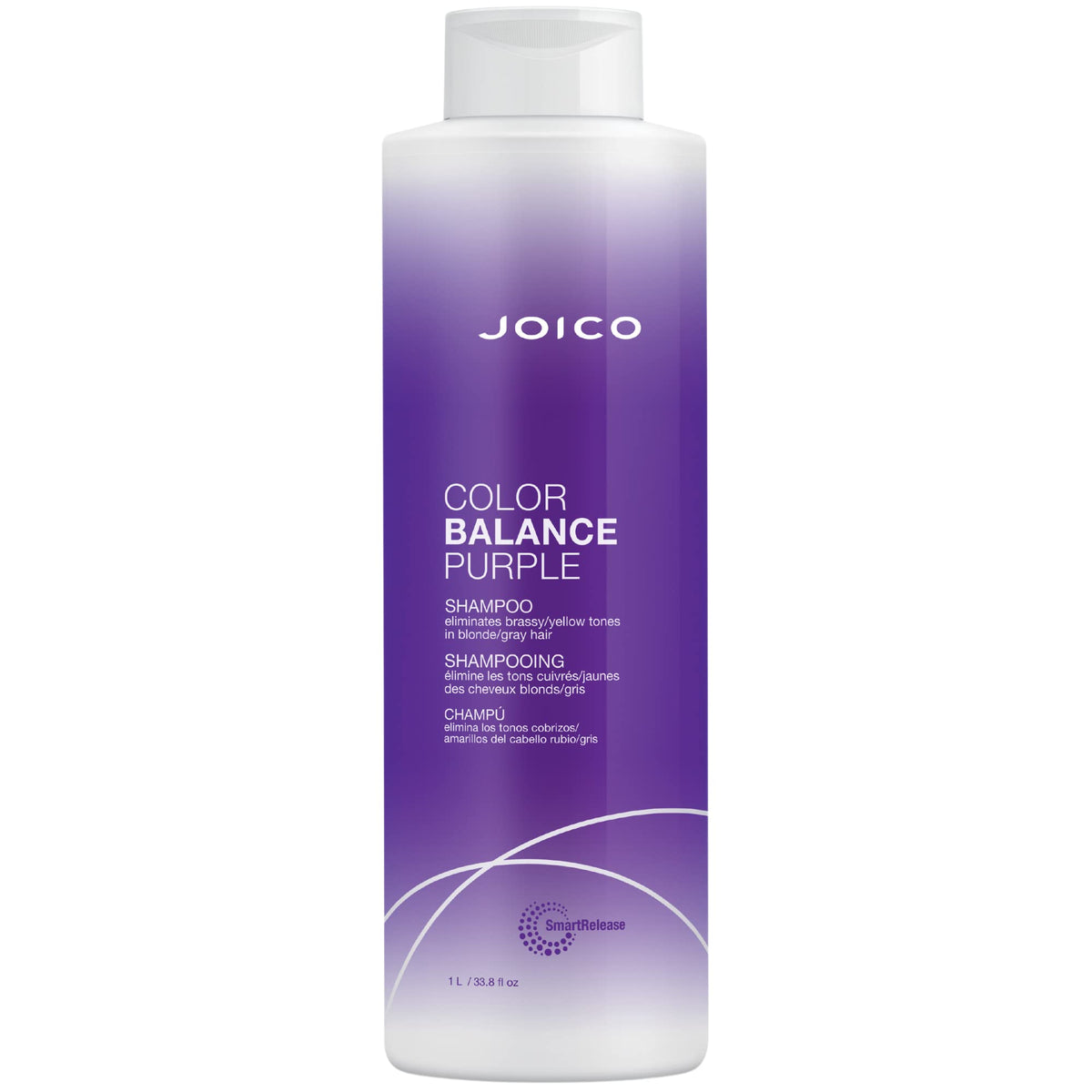 Joico Color Balance Purple Shampoo for Blonde Hair, Protection for Colour Treated Hair, Moisturizes & Shields Damaged Hair, with Keratin and Green Tea Extract