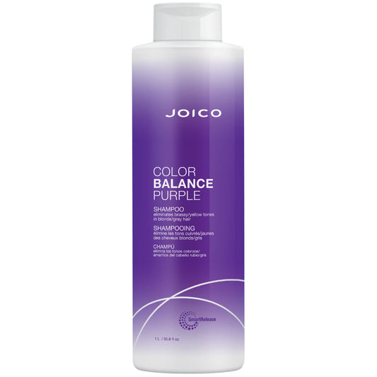 Joico Color Balance Purple Shampoo for Blonde Hair, Protection for Colour Treated Hair, Moisturizes & Shields Damaged Hair, with Keratin and Green Tea Extract