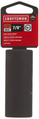 CRAFTSMAN Deep Impact Socket, SAE, 1/2-Inch Drive, 7/8-Inch (CMMT16063)