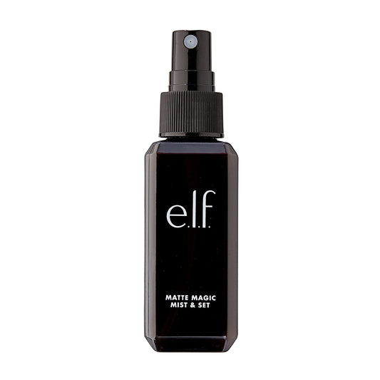 e.l.f., Matte Magic Mist & Set - Small, Lightweight, Long Lasting, Mattifying, Revitalizes, Controls Shine, Refreshes, Hydrates, All-Day Wear, 2.02 Fl Oz