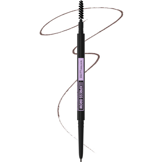 Maybelline New York Brow Ultra Slim Defining Eyebrow Pencil, Deep Brown, 0.003 Oz (Packaging May Vary)