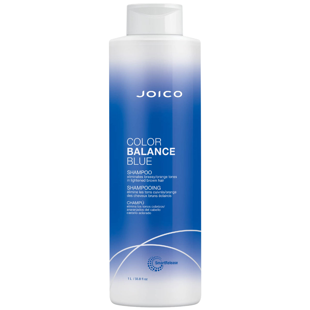 Joico Color Balance Blue Shampoo, for Highlighted Brunette Hair, Neutralizes Brassy Tones, Protects Colour Treated Hair, with Keratin and Green Tea Extract