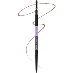 Maybelline New York Brow Ultra Slim Defining Eyebrow Makeup Mechanical Pencil With 1.55 MM Tip & Blending Spoolie For Precisely Defined Eyebrows, Medium Brown, 0.003 oz.