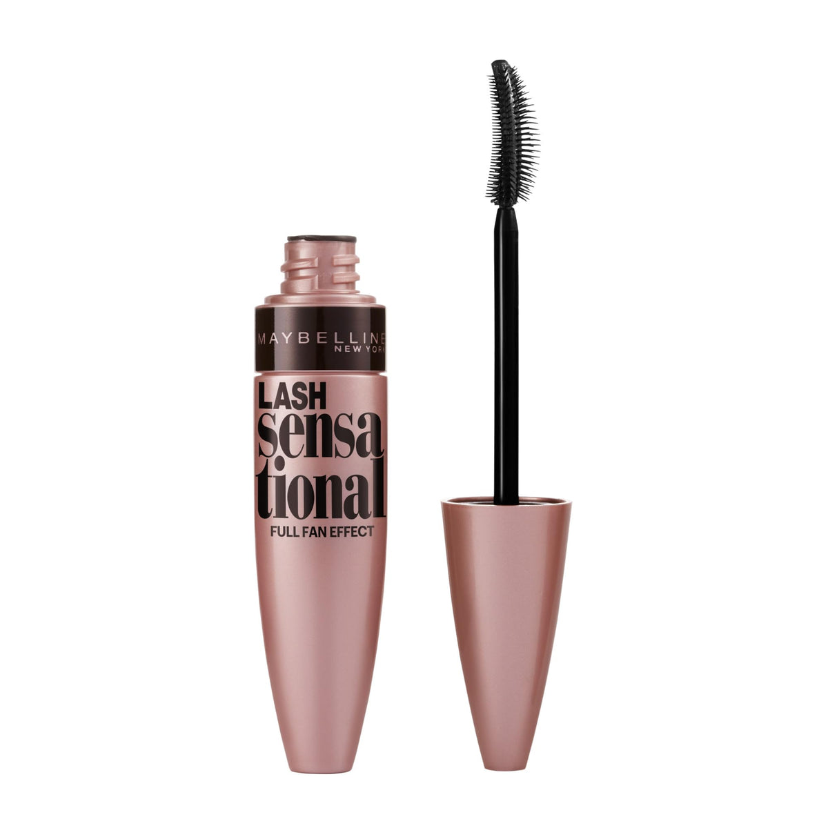 Maybelline New York Lash Sensational Washable Mascara, Very Black, 9.5 mL (Packaging May Vary)