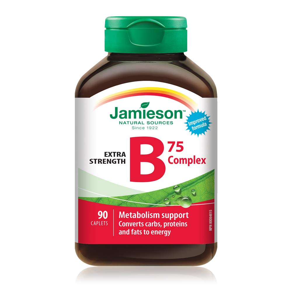 Jamieson B Complex 75mg 90's 90 Caplets