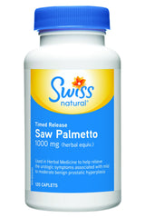 Swiss Natural Saw Palmetto Timed Release 1000mg Caplet 120