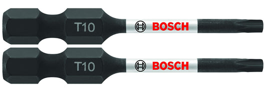 Bosch ITT10202 2 Pc. Impact Tough 2 in. Torx #10 Power Bits