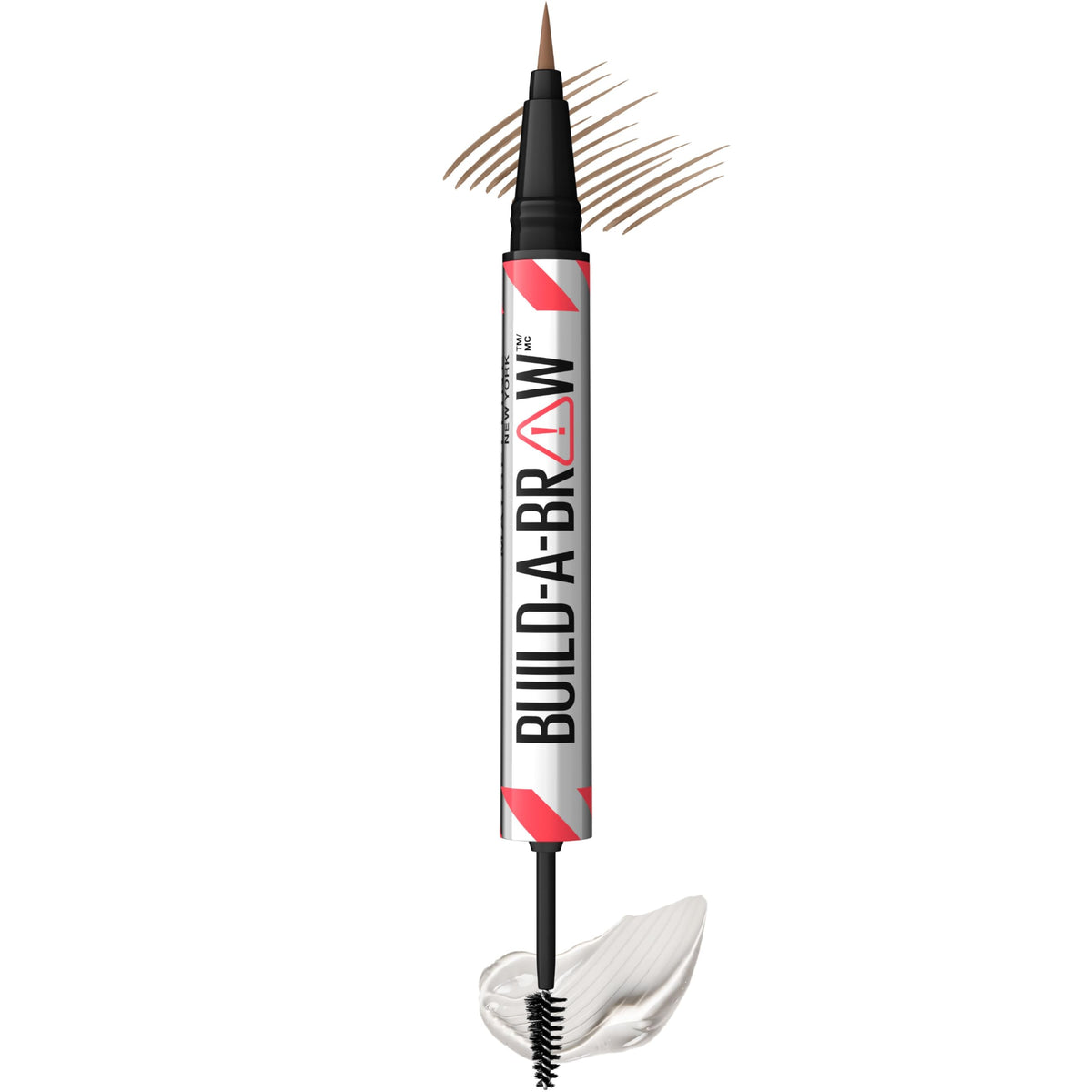 Maybelline New York 2-1 Build a Brow for real-looking full brows in 2 easy steps, Soft Brown, FORMAT