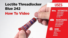 Loctite Threadlocker Blue 242 Nut/Bolt Locker - 0.20 fl oz - 1 Each - Blue