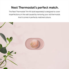 Google Nest Thermostat - Smart Thermostat for Home - Programmable WiFi Thermostat -Snow