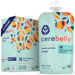 Cerebelly Purees - 2 x 6 pack 128ml