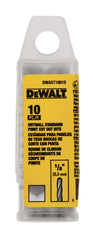 DEWALT DWAST18010 1/8IN DRYWALL STANDARD CUT OUT BIT 10 Pack