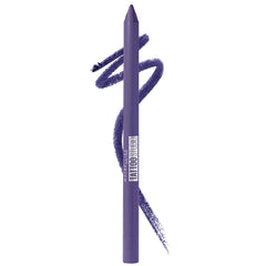 Maybelline New York Tattoo studio Waterproof, Long Wearing, Eyeliner Pencil Makeup, Rich Amethyst, 0.04 Oz