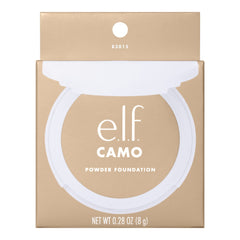 e.l.f. Camo Powder Foundation, Primer-Infused Buildable & Long-Lasting Medium-to-Full Coverage Foundation, Light 280 N