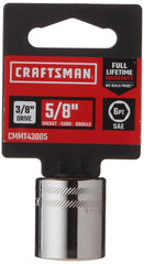 CRAFTSMAN Shallow Socket, SAE, 3/8-Inch Drive, 5/8-Inch, 6-Point (CMMT43005)