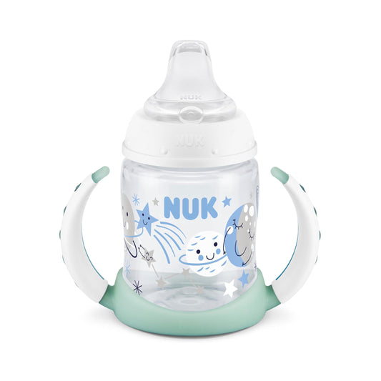 NUK Glow-in-The-Dark Learner Cup, 5 oz (300 mL), 6+ Months - BPA Free, Spill Proof Sippy Cup