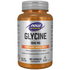 NOW Glycine 1000mg 100vcap 100 count