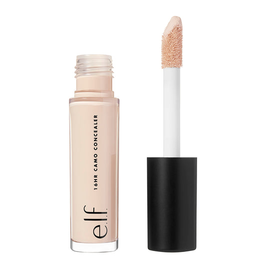 e.l.f. 16HR Camo Concealer, Full Coverage & Highly Pigmented, Matte Finish, Light Ivory, 0.203 Fl Oz (6mL)