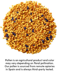 BEEKEEPER'S NATURALS Bee Pollen - 100% Raw Wildflower Bee Pollen, Natural Preserved Enzymes, Source of Vitamin B, Minerals, Amino Acids & Protein - Paleo & Keto Friendly, Gluten Free (5.2 oz)