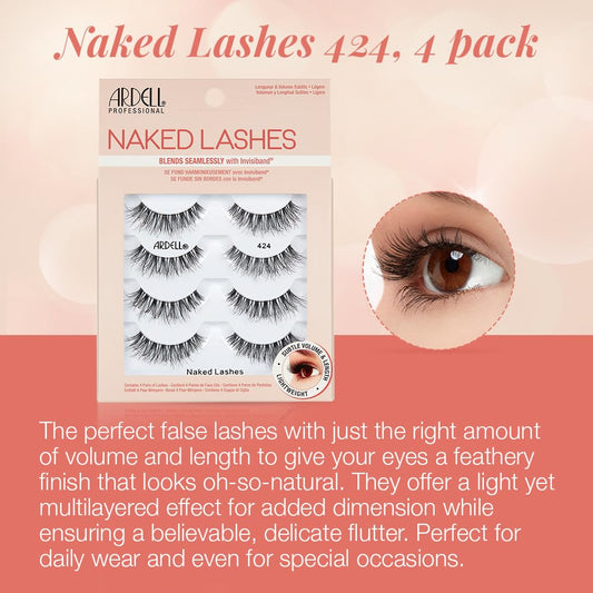 Ardell Multipack Naked Lashes 424 4's, 1 Count