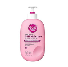 eos Shea Better Body Lotion - 24-Hour Moisture Skin Care, Lightweight & Non-Greasy, Made with Natural Shea, Vegan, 16 fl oz