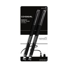 COVERGIRL Perfect Point Plus Eyeliner Twin Pack, Black Onyx, 200, 0.460 g