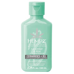 HEMPZ Body Lotion - Cucumber & Aloe Herbal Limited Edition Mini Daily Moisturizing Cream,Shea Butter, Aloe, Body Moisturizer - Skin Care Products, Hemp Seed Oil - Travel Size 2.25 Fl Oz